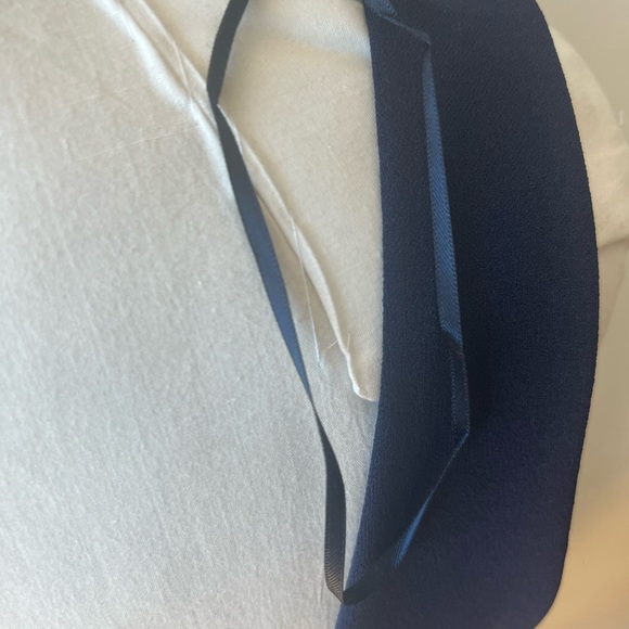 Francesca’s Collections Mi Ami Navy Blue Embroidered Dress - Picture 14 of 16